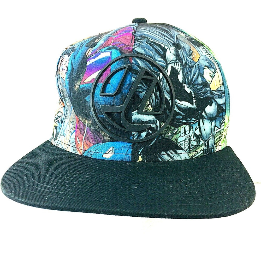 Justice League Boys Snapback Baseball Cap Hat DC Comics Superhero Adjustable